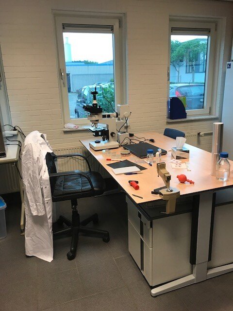 Het laboratorium van Ation